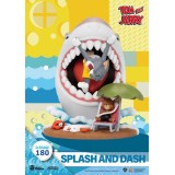 BEAST KINGDOM D-STAGE TOM AND JERRY SPLASH AND DASH STATUE FIGURE DIORAMA