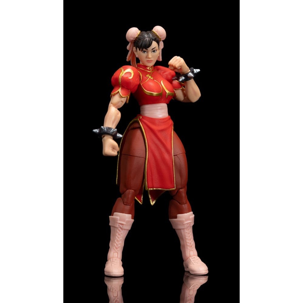 ULTRA STREET FIGHTER II CHUN-LI PLAYER 2 RED VER. ACTION FIGURE JADA TOYS
