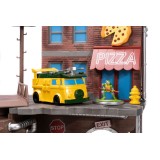 TEENAGE MUTANT NINJA TURTLES NANO SCENE TURTLE LAIR DIORAMA JADA TOYS