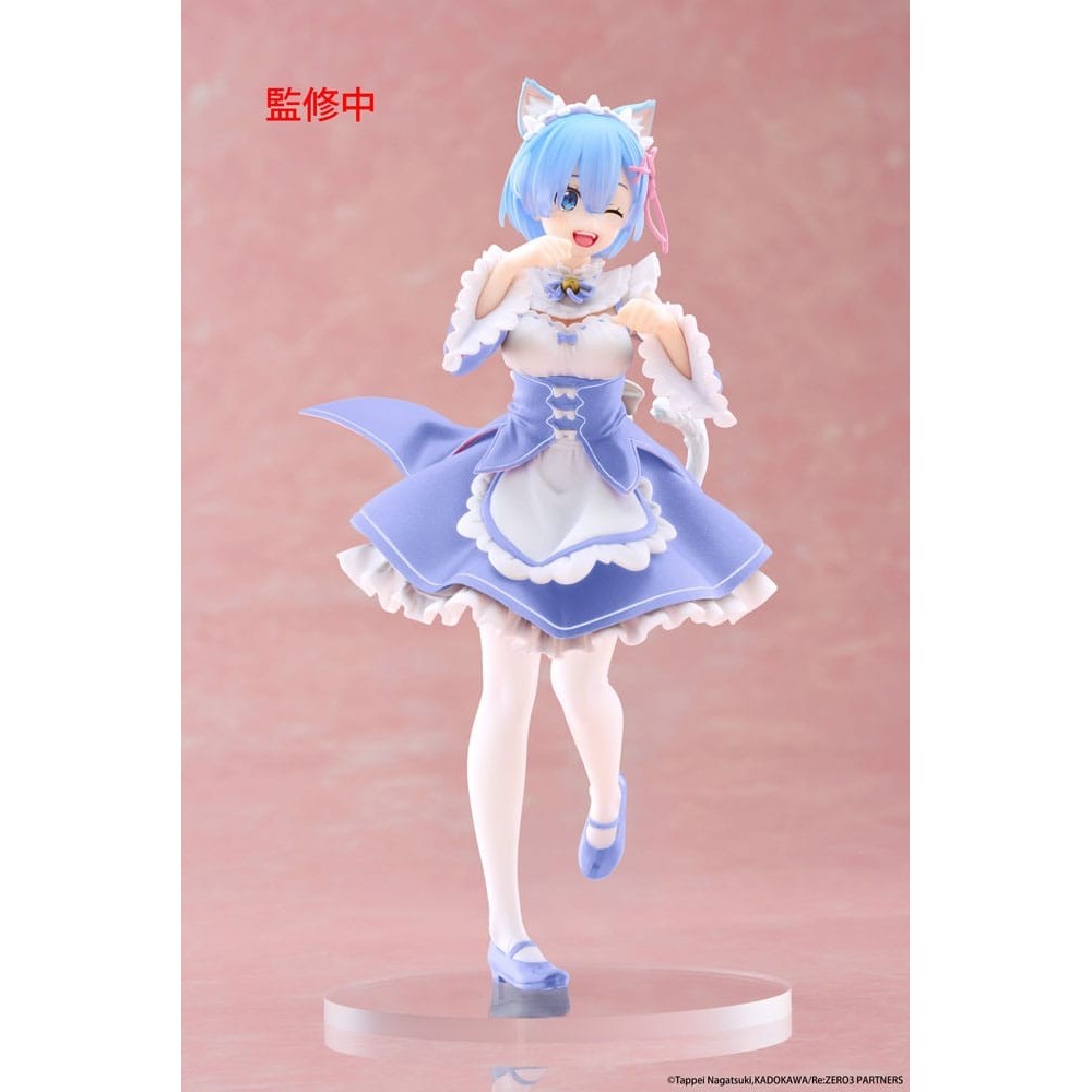 TAITO RE:ZERO START LIFE ANOTHER WORLD REM CAT MAID COREFUL RENEWAL STATUE FIGURE