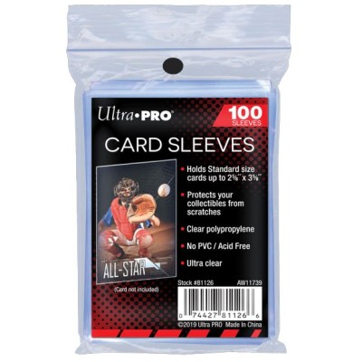 BUSTINE PROTETTIVE MORBIDE 100X PACK ULTRA PRO