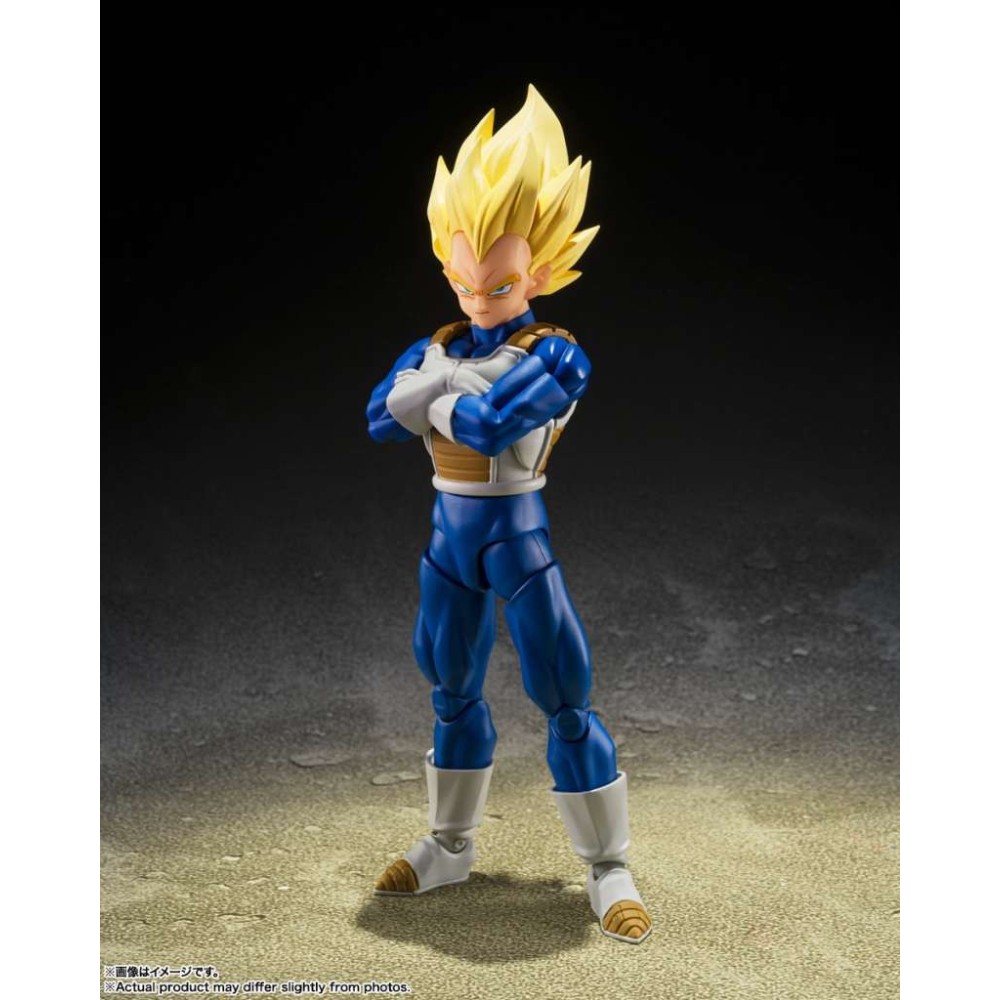 BANDAI DRAGON BALL Z SUPER SAIYAN VEGETA DANGEROUS PRIDE VER. S.H. FIGUARTS PVC ACTION FIGURE