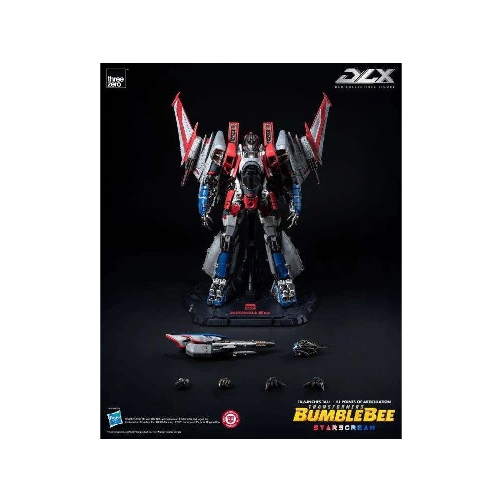 TRANSFORMERS BUMBLEBEE DLX STARSCREAM ACTION FIGURE THREEZERO
