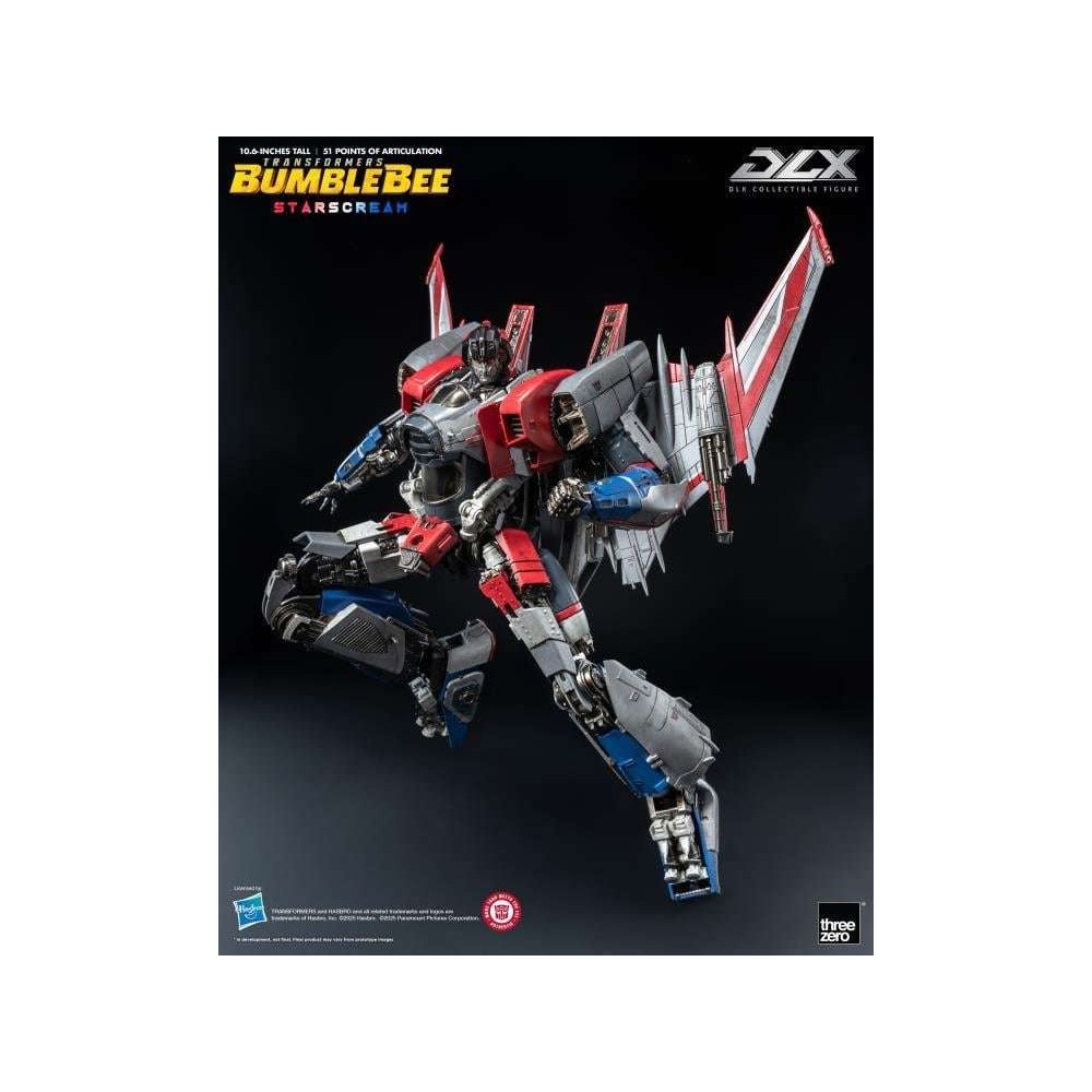 TRANSFORMERS BUMBLEBEE DLX STARSCREAM ACTION FIGURE THREEZERO