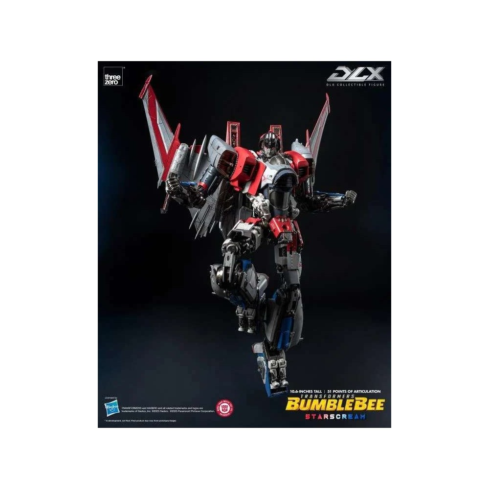 TRANSFORMERS BUMBLEBEE DLX STARSCREAM ACTION FIGURE THREEZERO