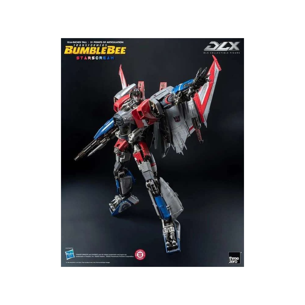 THREEZERO TRANSFORMERS BUMBLEBEE DLX SERIES STARSCREAM ACTION FIGURE