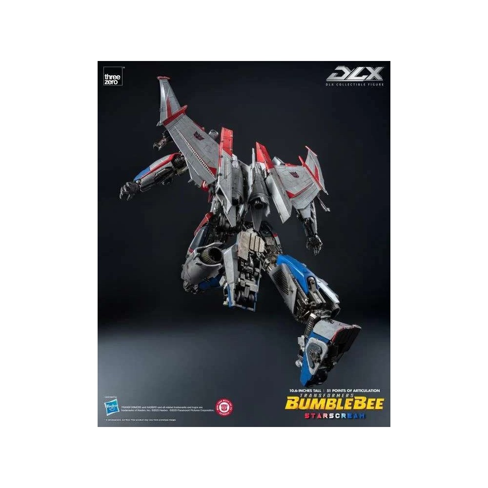 THREEZERO TRANSFORMERS BUMBLEBEE DLX SERIES STARSCREAM ACTION FIGURE
