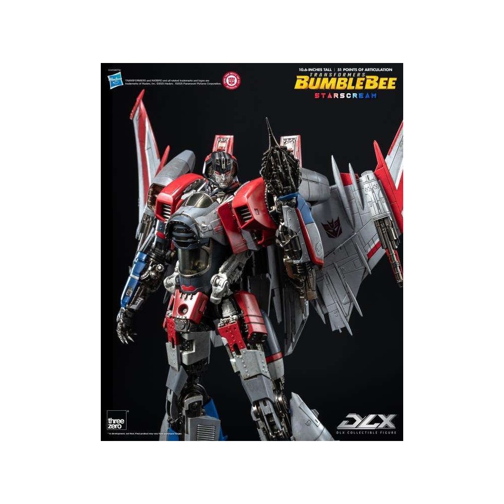 TRANSFORMERS BUMBLEBEE DLX STARSCREAM ACTION FIGURE THREEZERO