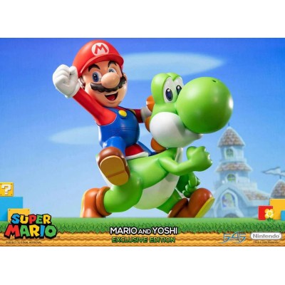 FIRST4FIGURES SUPERMARIO MARIO AND YOSHI EXCLUSIVE EDITION RESIN STATUE FIGURE
