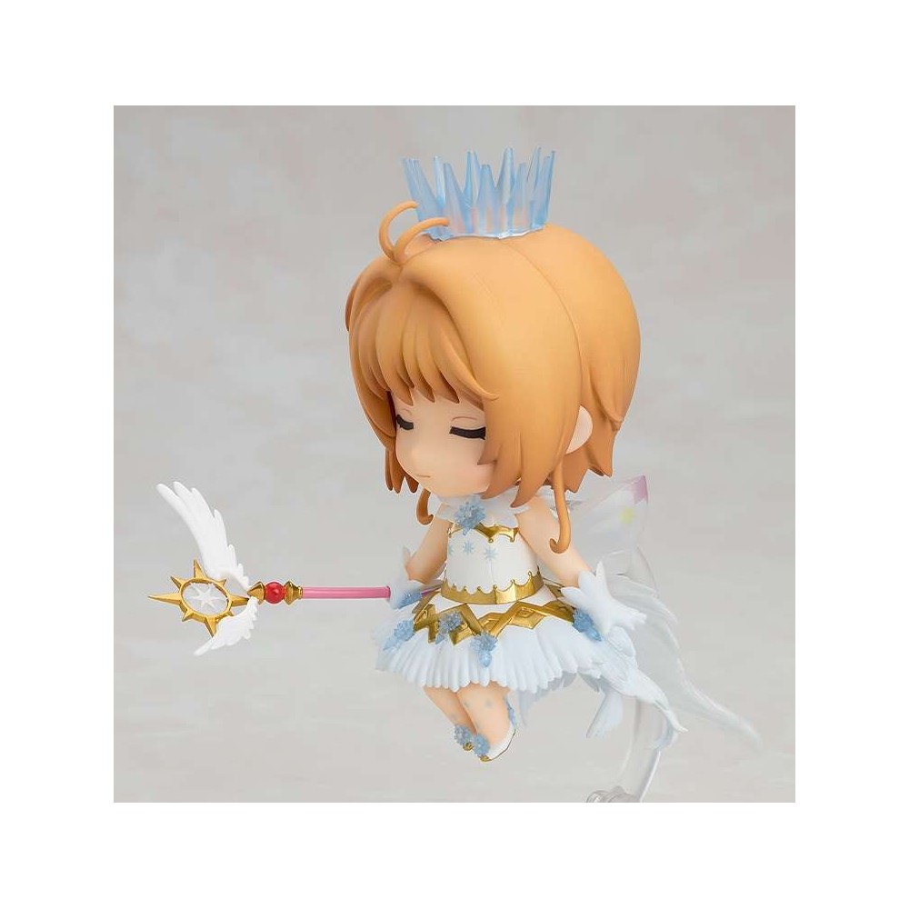 GOOD SMILE COMPANY CARDCAPTOR SAKURA CLEAR CARD SAKURA KINOMOTO NENDOROID SERIES PVC ACTION FIGURE