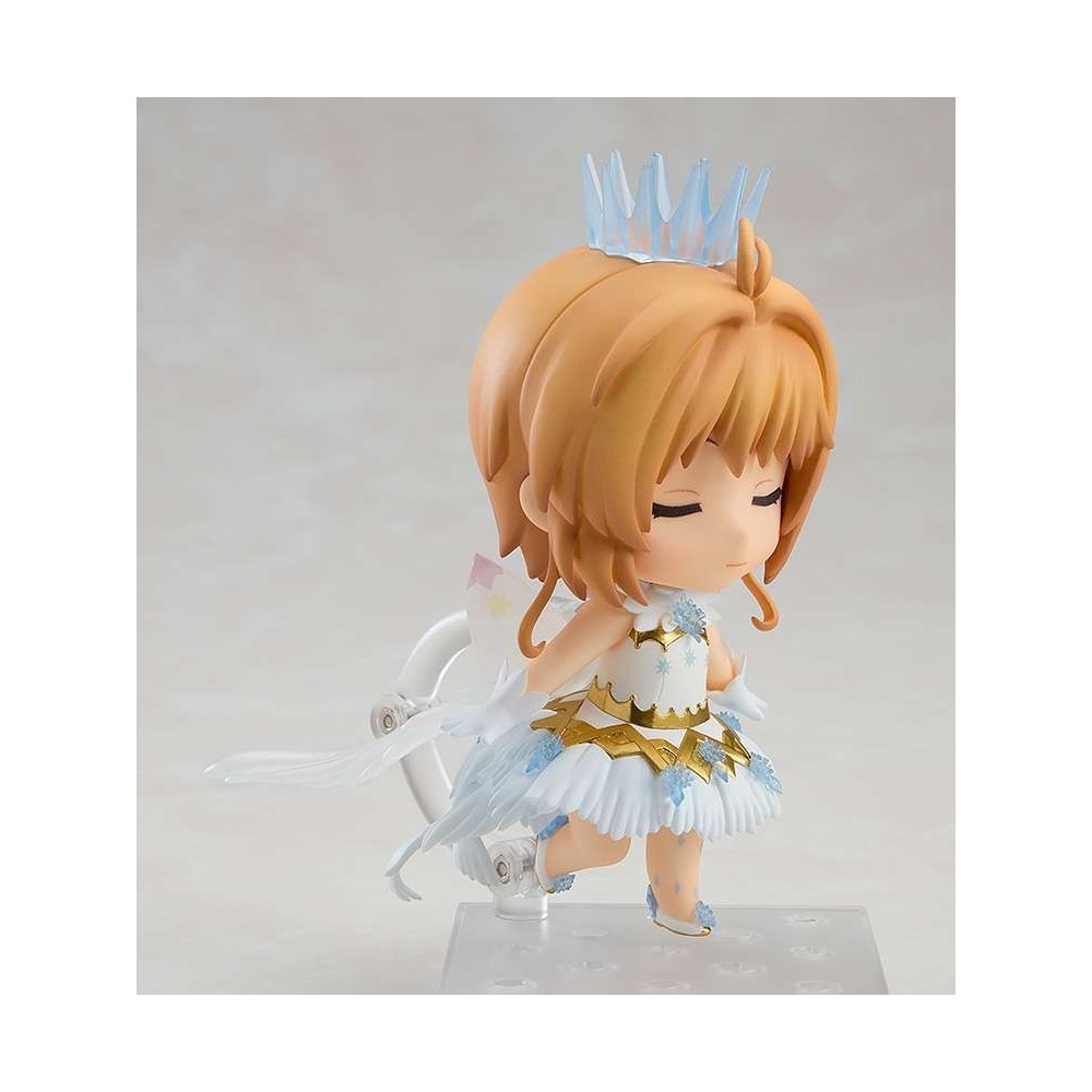 GOOD SMILE COMPANY CARDCAPTOR SAKURA CLEAR CARD SAKURA KINOMOTO NENDOROID SERIES PVC ACTION FIGURE