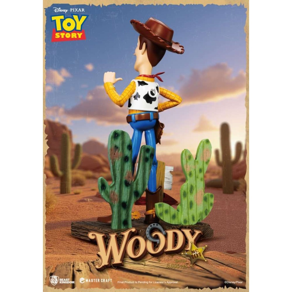 TOY STORY SHERIFF WOODY STATUA MASTERCRAFT FIGURE BEAST KINGDOM