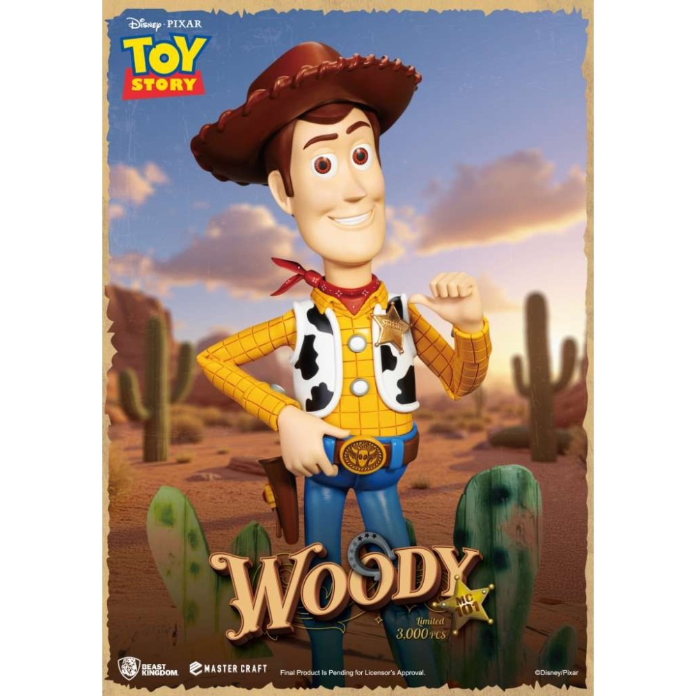 BEAST KINGDOM TOY STORY SHERIFF WOODY STATUE 45CM MASTERCRAFT FIGURE
