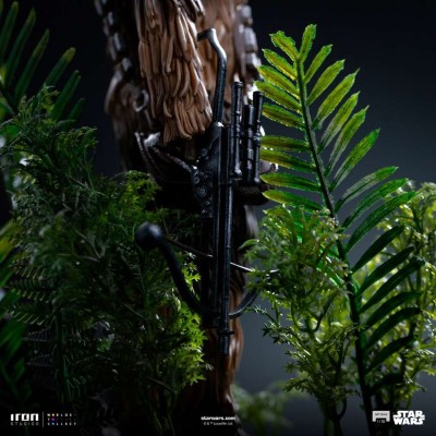 STAR WARS CHEWBACCA AND TOKKAT ART SCALE 1/10 STATUA FIGURE IRON STUDIOS