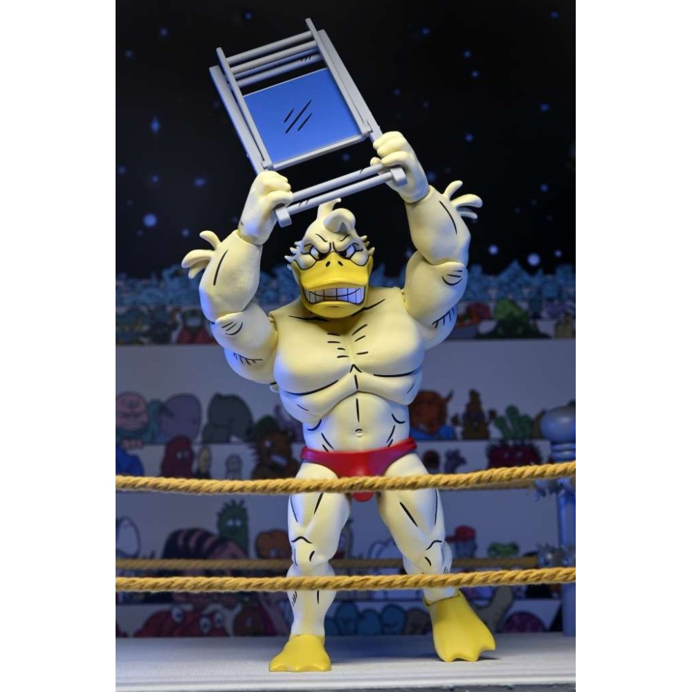 NECA TEENAGE MUTANT NINJA TURTLES ARCHIE COMICS STUMP WRESTLING ACE DUCK PVC ACTION FIGURE