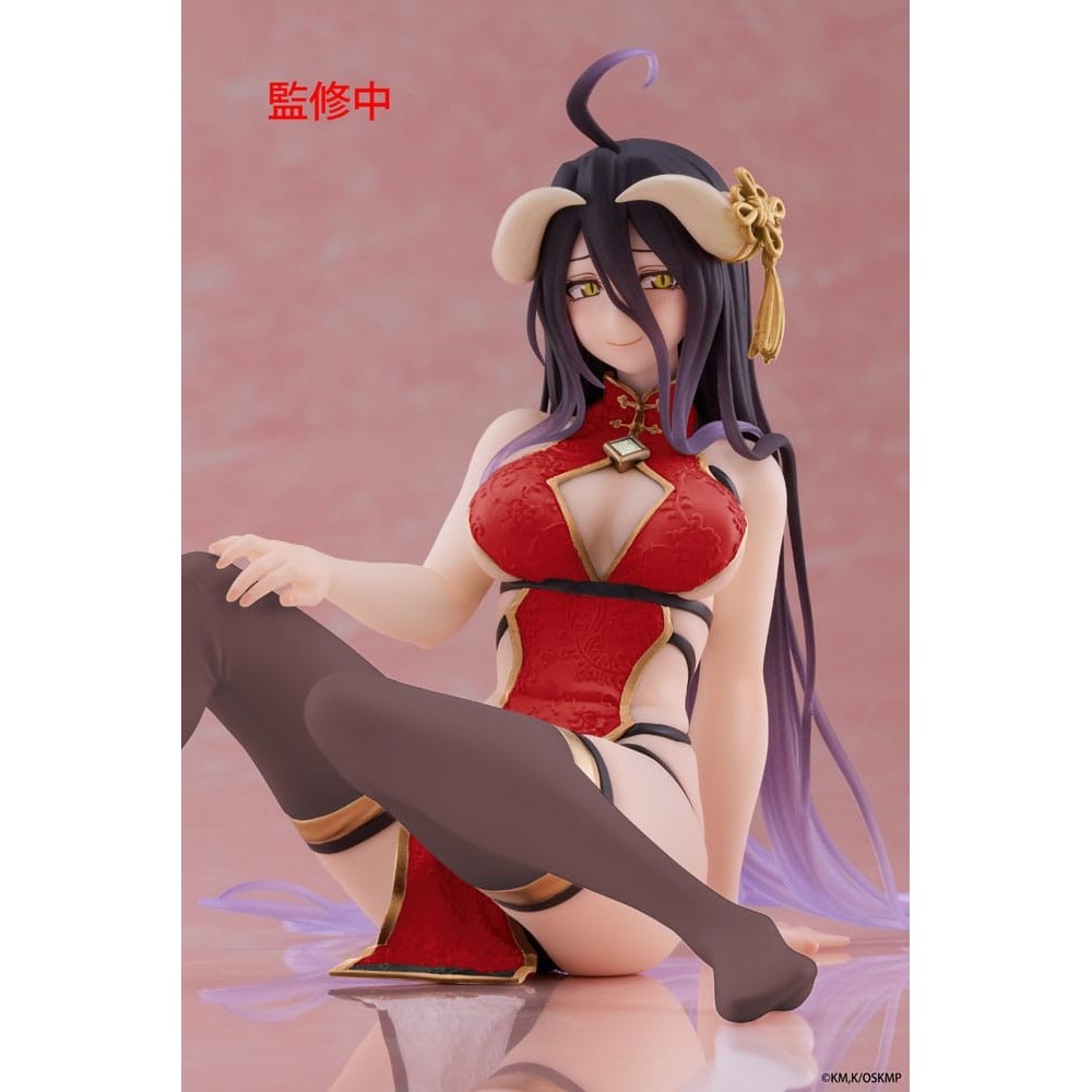 TAITO OVERLORD ALBEDO CHINESE DRESS RENEWAL DESKTOP CUTE STATUE