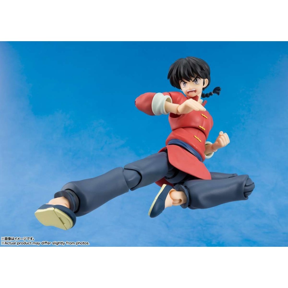 BANDAI RANMA 1/2 RANMA SAOTOME MALE S.H. FIGUARTS PVC ACTION FIGURE