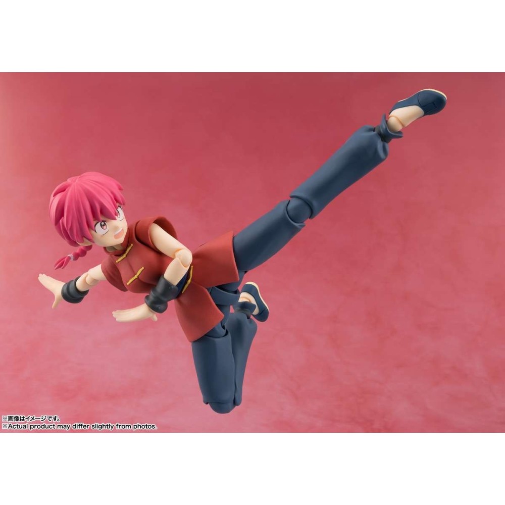 BANDAI RANMA 1/2 RANMA SAOTOME FEMALE S.H. FIGUARTS PVC ACTION FIGURE