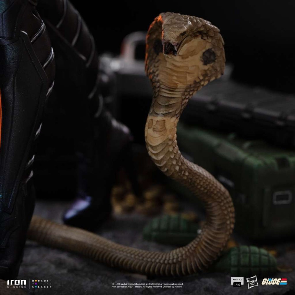 G.I. JOE BARONESS ART SCALE 1/10 STATUA FIGURE IRON STUDIOS