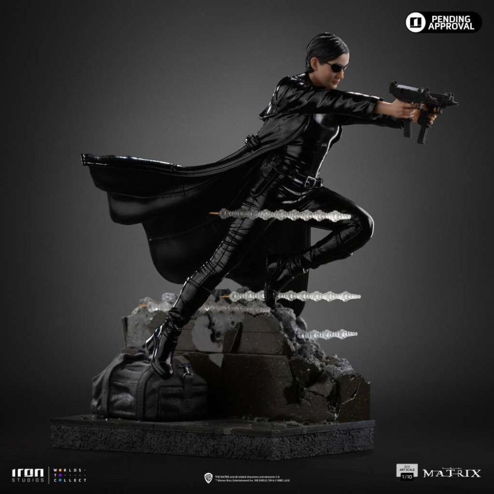 THE MATRIX TRINITY BDS ART SCALE 1/10 STATUA FIGURE IRON STUDIOS