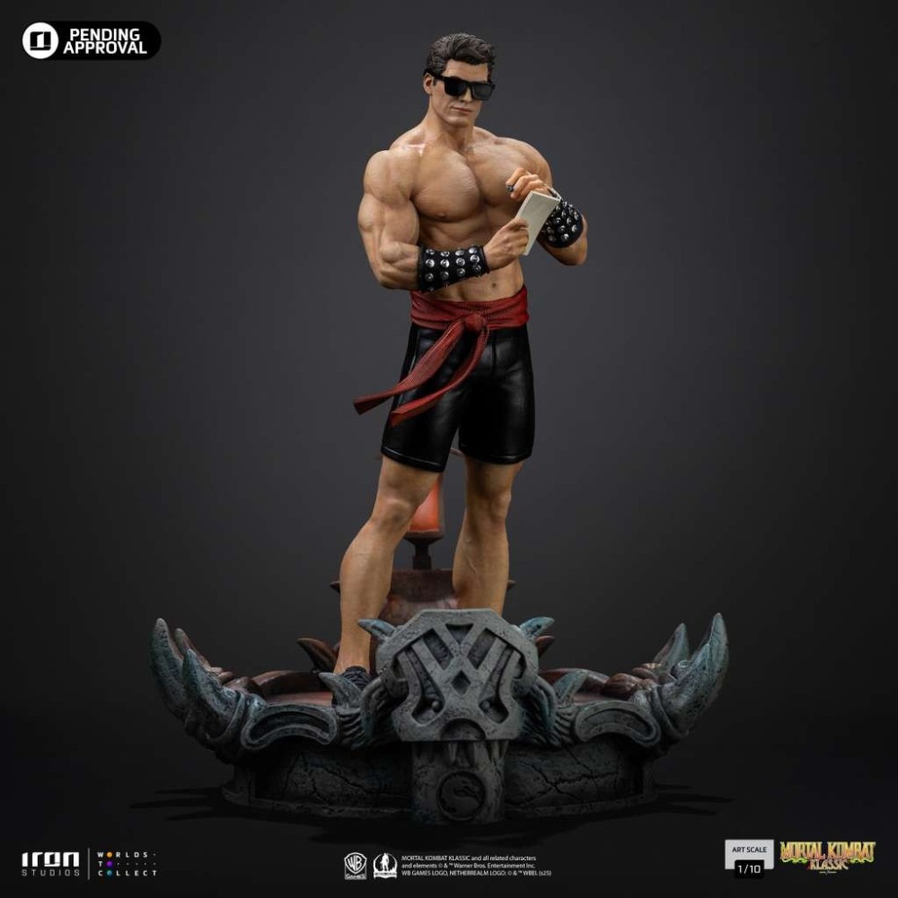 MORTAL KOMBAT ART SCALE JOHNNY CAGE 1/10 STATUA FIGURE IRON STUDIOS