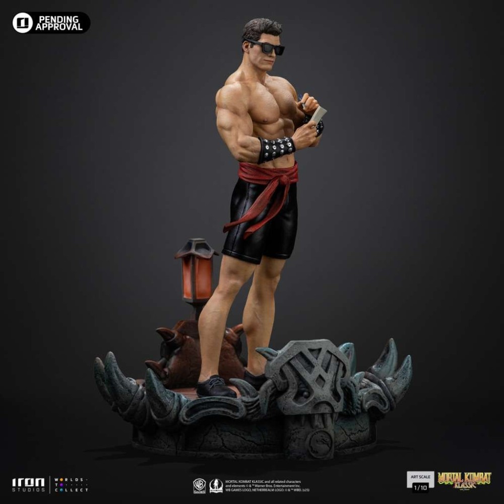 IRON STUDIOS MORTAL KOMBAT JOHNNY CAGE ART SCALE 1/10 STATUE FIGURE
