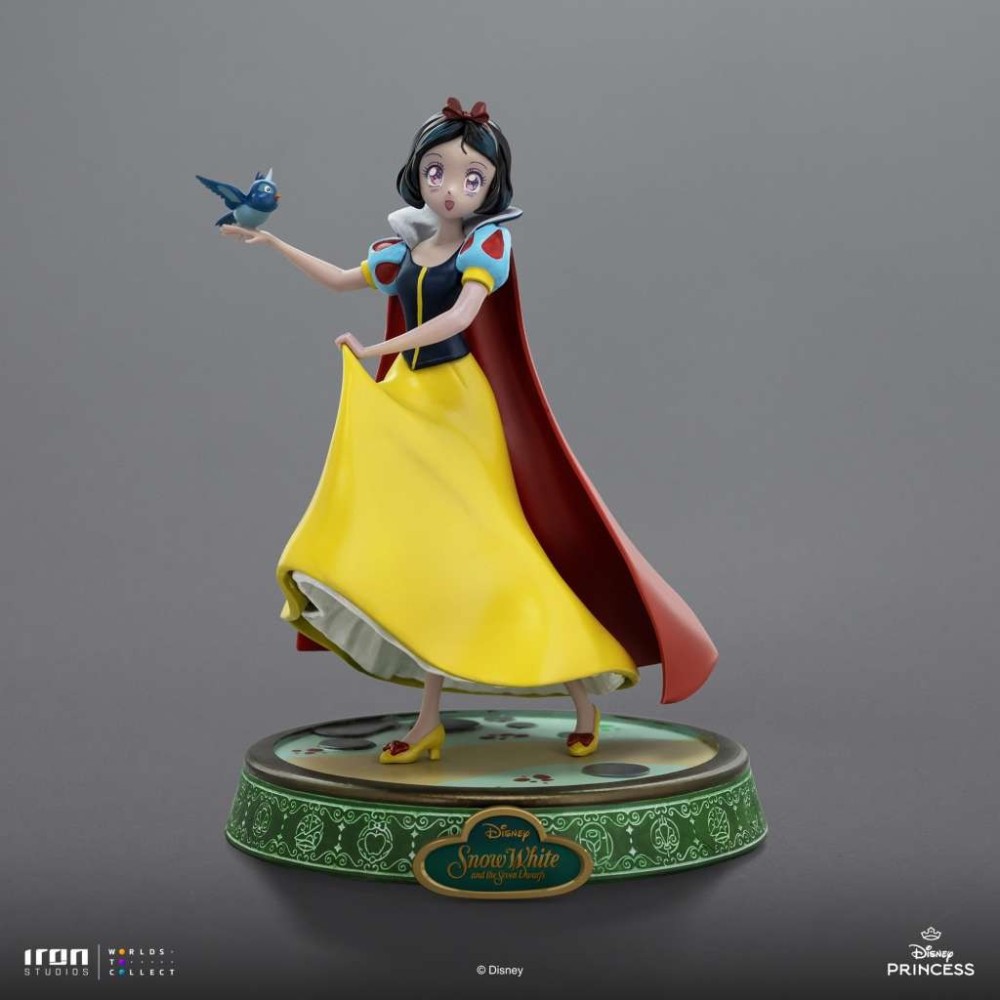DISNEY'S ANIME PRINCESS BIANCANEVE SNOW WHITE STATUA FIGURE IRON STUDIOS