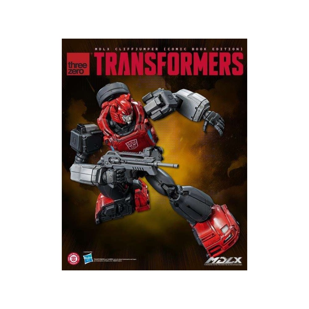 THREEZERO TRANSFORMERS MDLX SERIES CLIFFJUMPER COMIC BOOK VERSION ACTION FIGURE