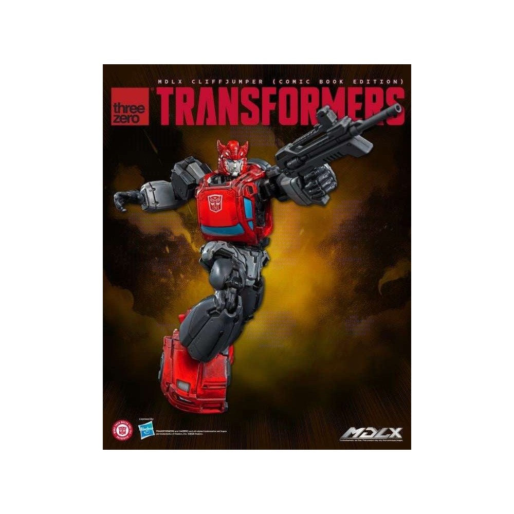 THREEZERO TRANSFORMERS MDLX SERIES CLIFFJUMPER COMIC BOOK VERSION ACTION FIGURE