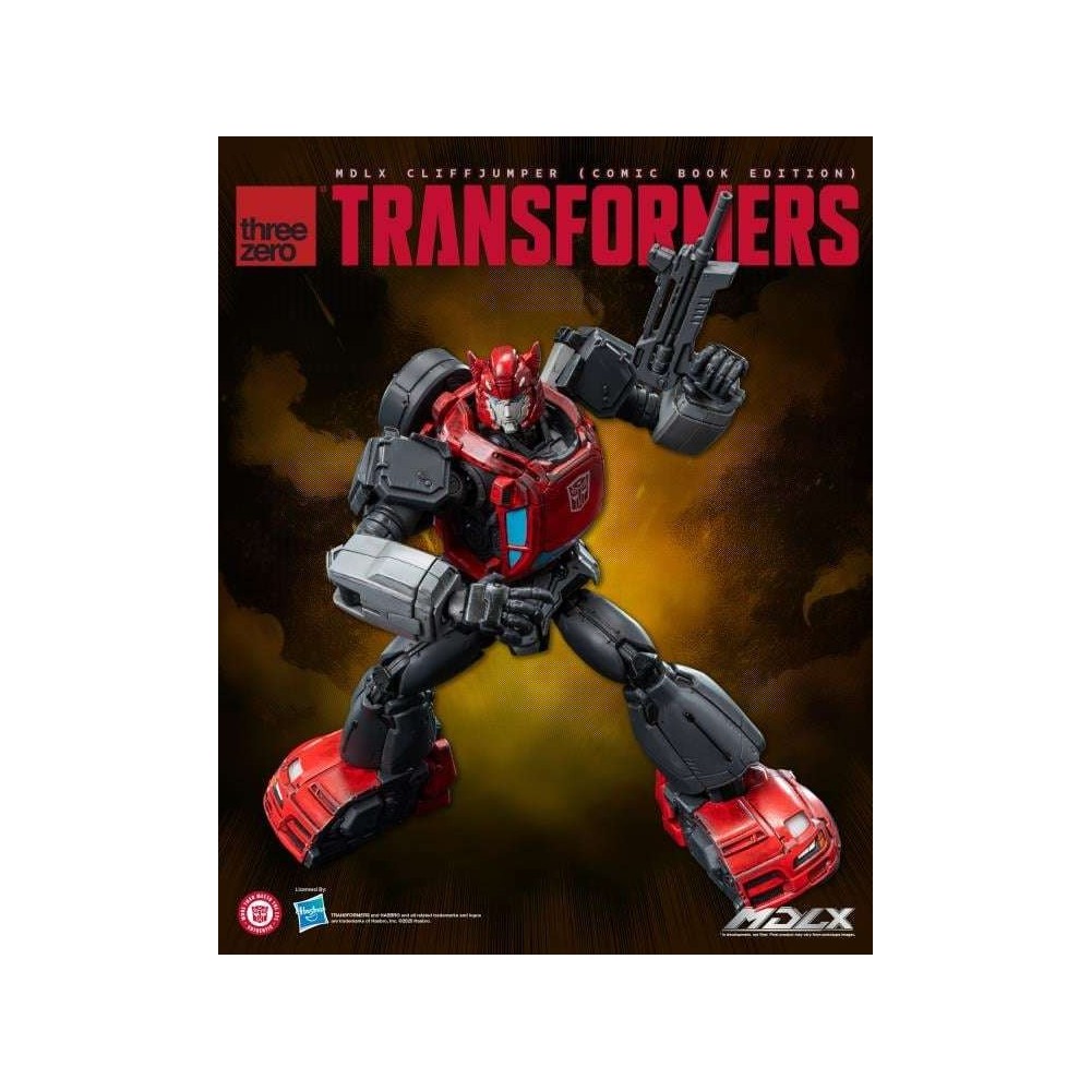 TRANSFORMERS MDLX CLIFFJUMPER COMIC BOOK EDITION ACTION FIGURE THREEZERO