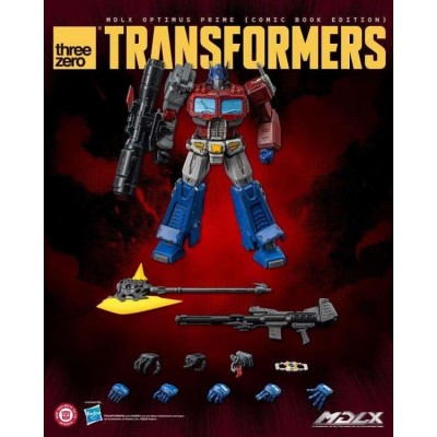 THREEZERO TRANSFORMERS MDLX SERIES OPTIMUS PRIME COMIC BOOK VERSION ACTION FIGURE