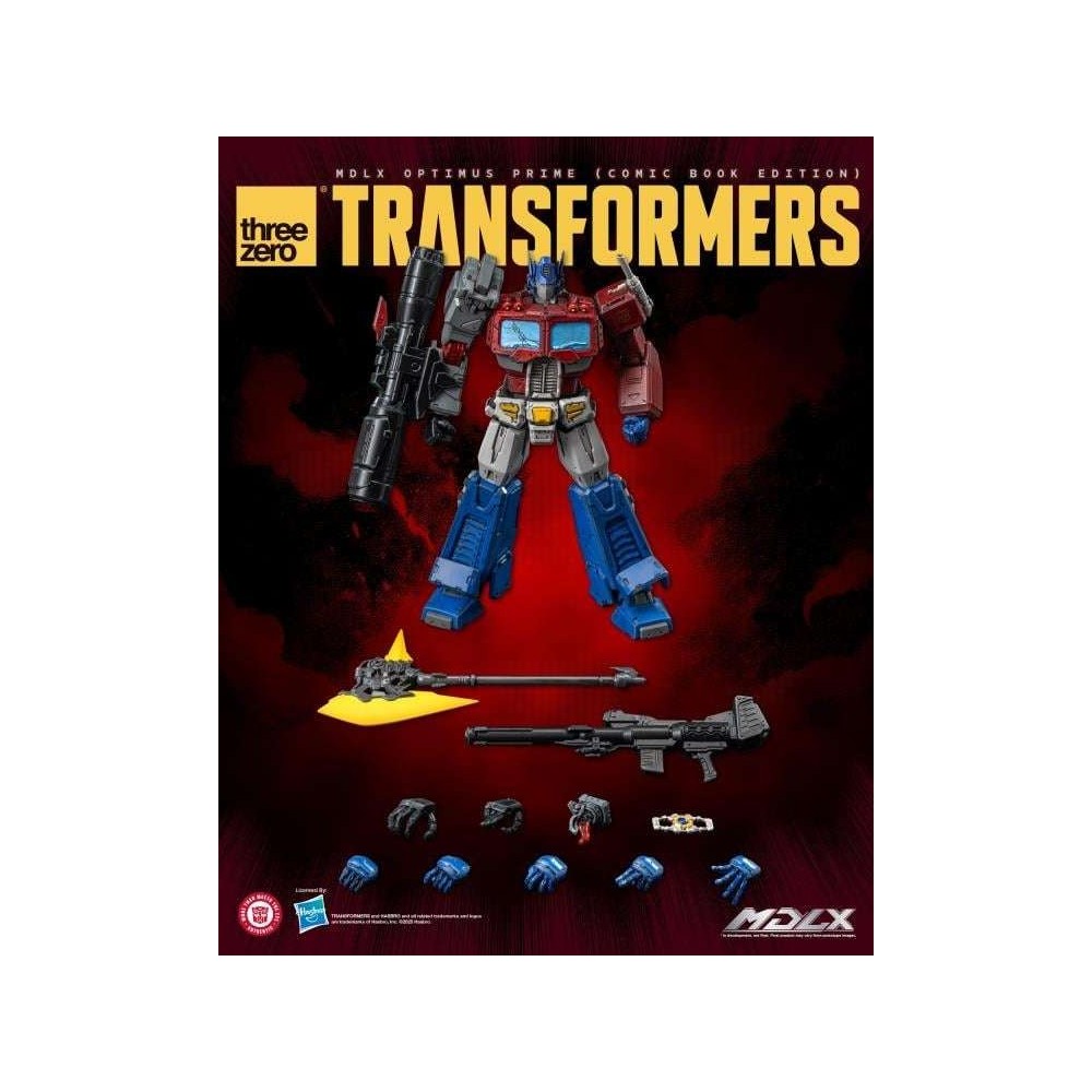 THREEZERO TRANSFORMERS MDLX SERIES OPTIMUS PRIME COMIC BOOK VERSION ACTION FIGURE