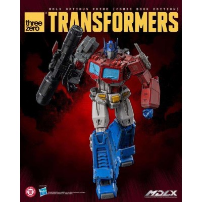 TRANSFORMERS MDLX OPTIMUS PRIME COMIC BOOK EDITION ACTION FIGURE THREEZERO