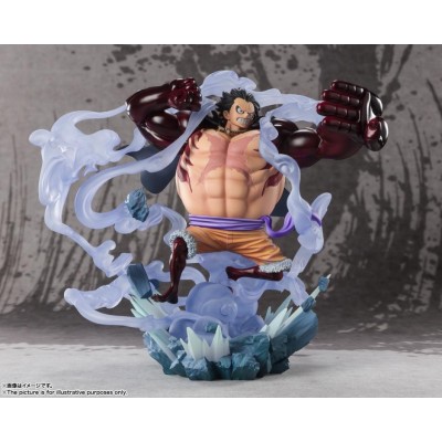 BANDAI ONE PIECE ZERO LUFFY GEA4 ONIGASHIMA FIGUARTS ZERO FIGURE STATUE RERUN