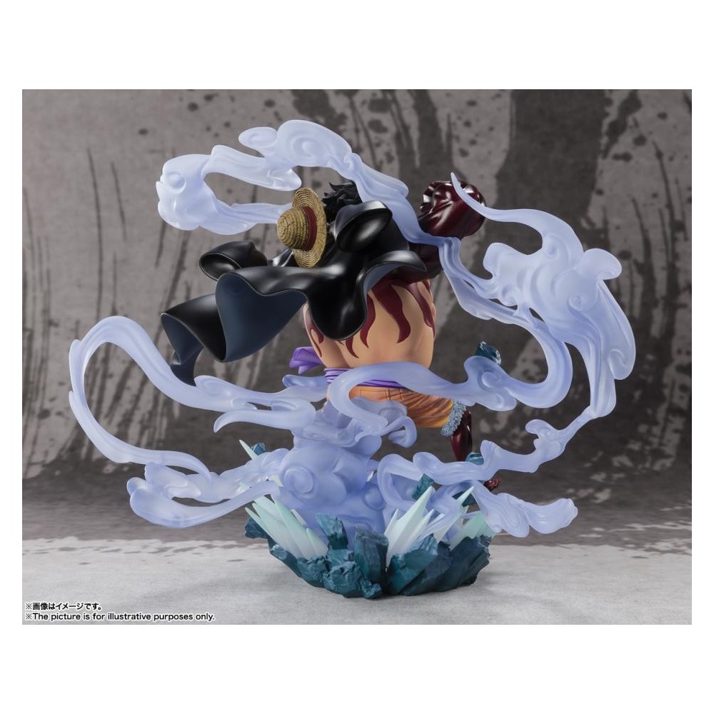 BANDAI ONE PIECE ZERO LUFFY GEA4 ONIGASHIMA FIGUARTS ZERO FIGURE STATUE RERUN