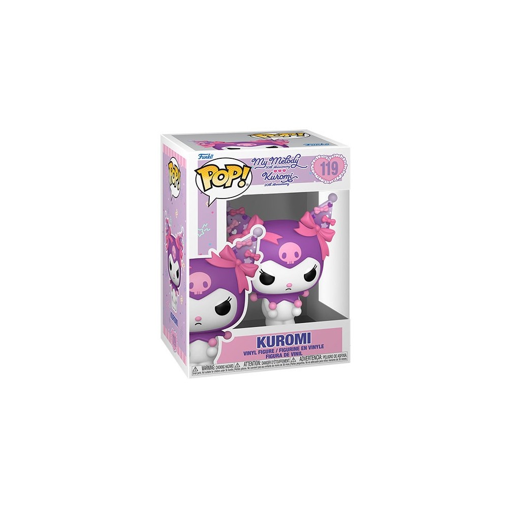 FUNKO POP! KUROMI 20th ANNIVERSARY 119 BOBBLE HEAD KNOCKER FIGURE FUNKO