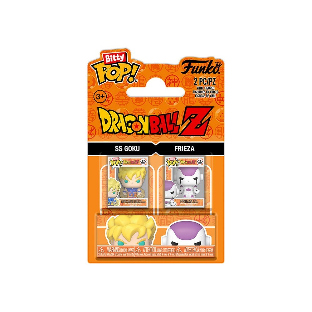 FUNKO BITTY POP! DRAGON BALL Z SS GOKU E FREEZER VINYL MINI FIGURE FUNKO