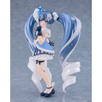 GOOD SMILE COMPANY HATSUNE MIKU SNOW MIKU CRYSTAL SNOW FIGMA SERIES PVC ACTION FIGURE
