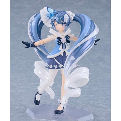 GOOD SMILE COMPANY HATSUNE MIKU SNOW MIKU CRYSTAL SNOW FIGMA SERIES PVC ACTION FIGURE