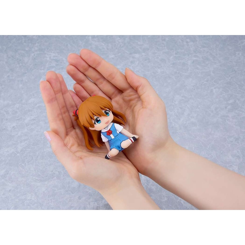 REBUILD OF EVANGELION ASUKA NENDOROID PLUS RUBBER MASCOT FIGURE GOOD SMILE COMPANY