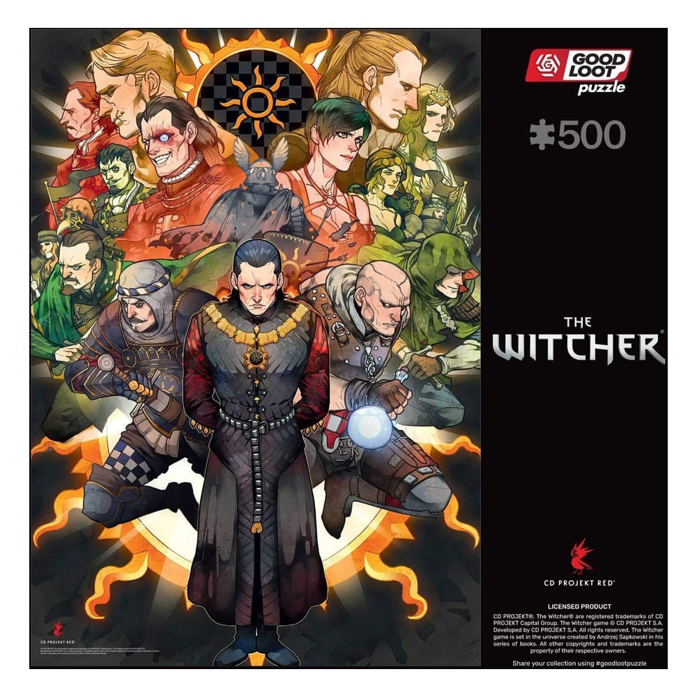 THE WITCHER NILFGAARD GAMING PUZZLE 500 PEZZI 48X68CM GOOD LOOT