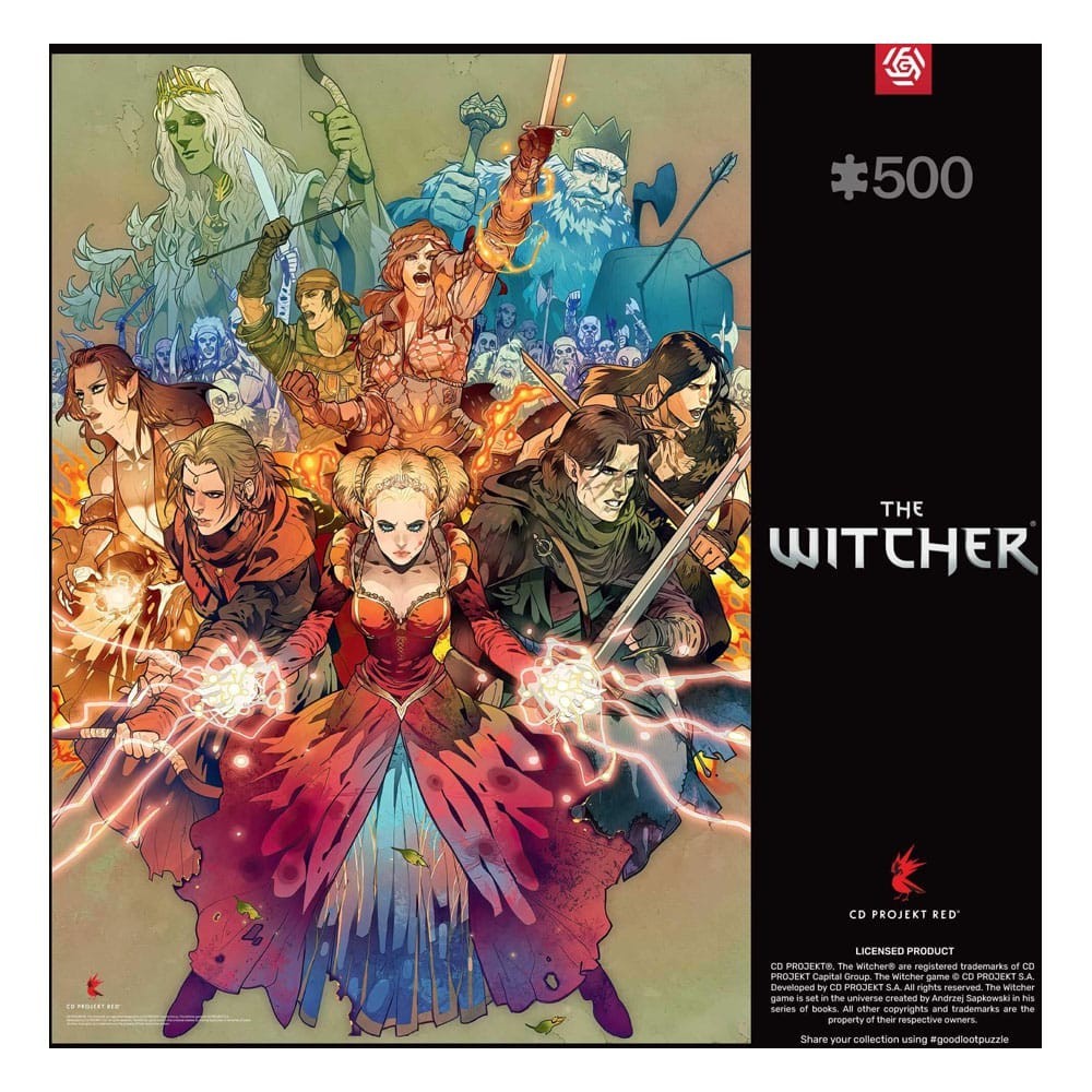 THE WITCHER SCOIA'TAEL GAMING PUZZLE 500 PEZZI 48X68CM GOOD LOOT