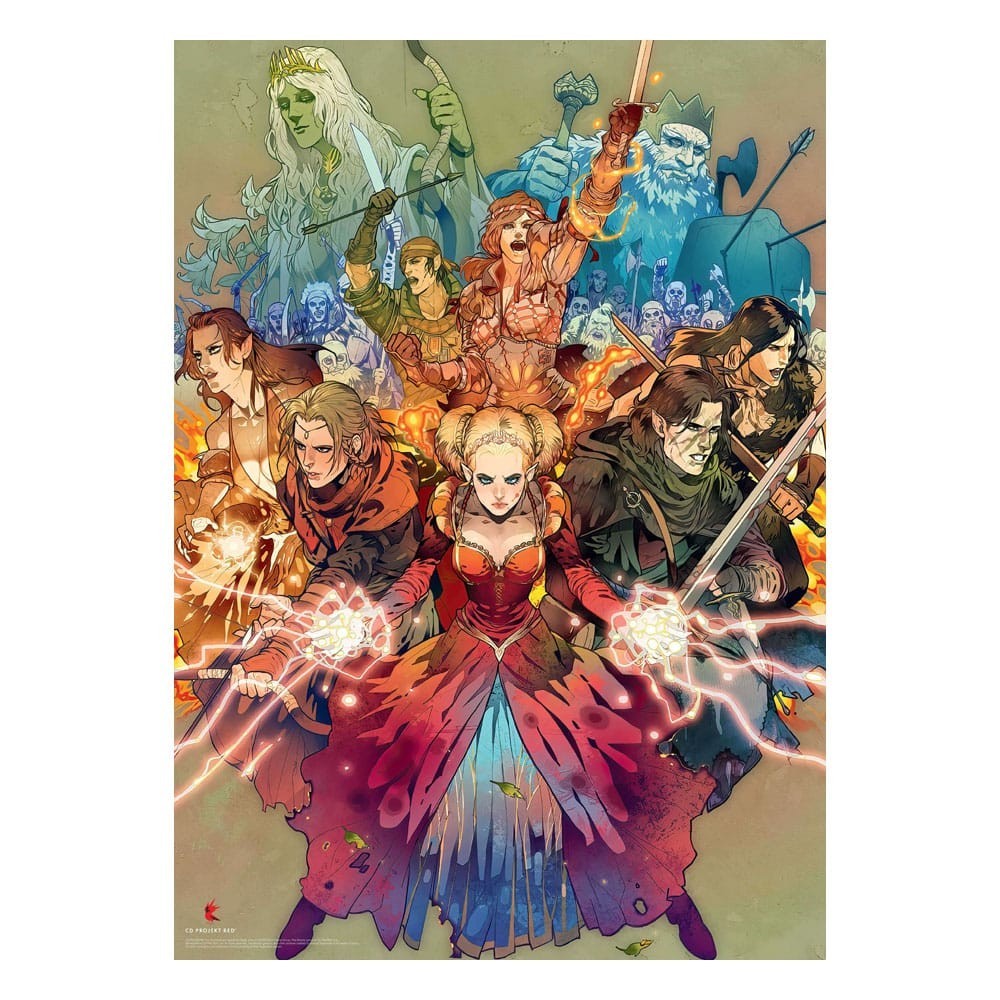 GOOD LOOT THE WITCHER SCOIA'TAEL ​​GAMING PUZZLE 500 PIECES 48X68CM