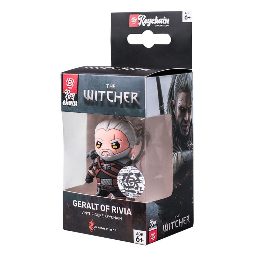 GOOD LOOT cTHE WITCHER III WILD HUNT GERALD OF RIVIA FIGURE KEYCHAIN