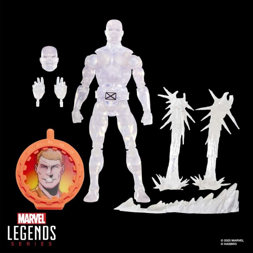 MARVEL LEGENDS SECRET WARS X-MEN ICEMAN ACTION FIGURE HASBRO