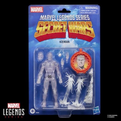 HASBRO MARVEL LEGENDS SECRET WARS SERIES ICEMAN X-MEN ACTION FIGURE