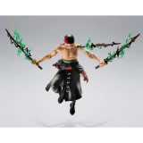 BANDAI ONE PIECE RORONOA ZORO KING OF HELL VER. S.H. FIGUARTS SERIES ACTION FIGURE