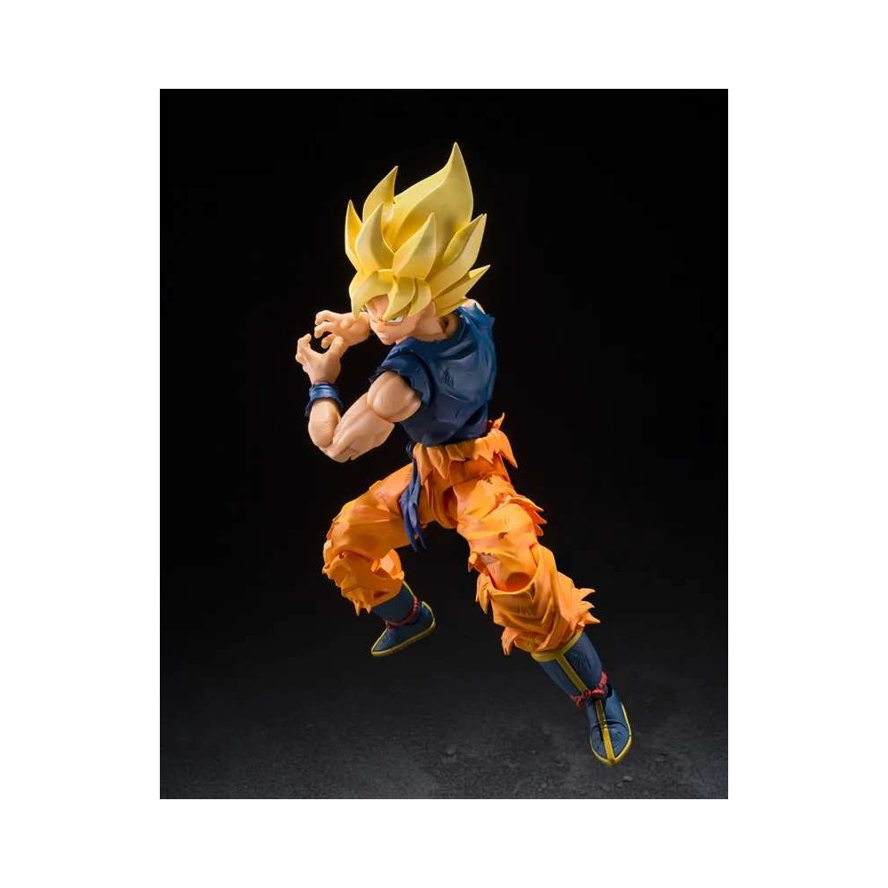 BANDAI DRAGON BALL Z SUPER SAIYAN SON GOKU FIGHTER RAGE S.H. FIGUARTS SERIES ACTION FIGURE