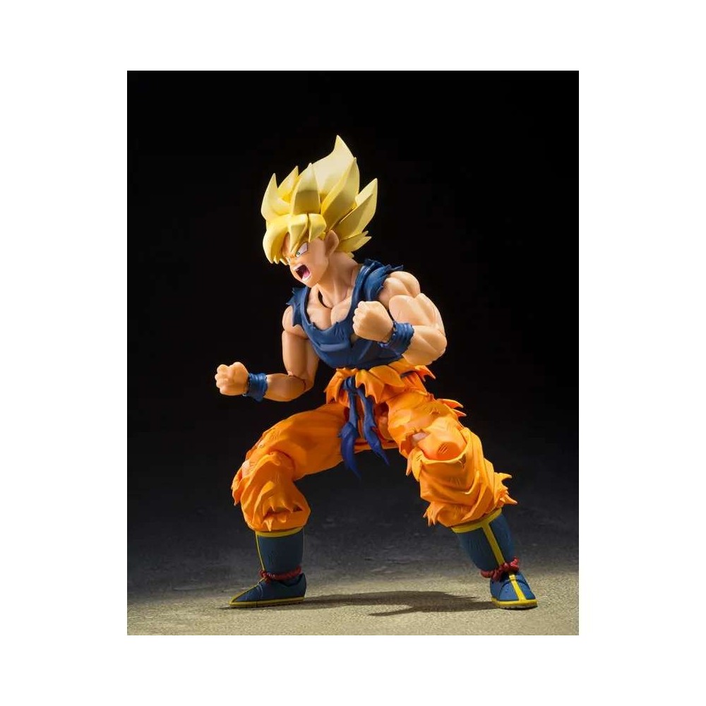 BANDAI DRAGON BALL Z SUPER SAIYAN SON GOKU FIGHTER RAGE S.H. FIGUARTS SERIES ACTION FIGURE