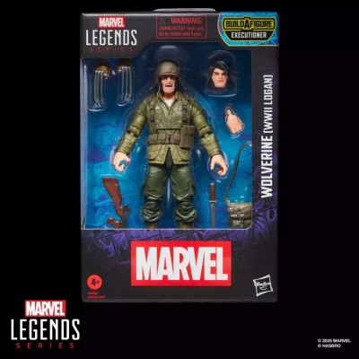 HASBRO MARVEL LEGENDS WOLVERINE WWII LOGAN BAF EXECUTIONER SERIES PVC ACTION FIGURE